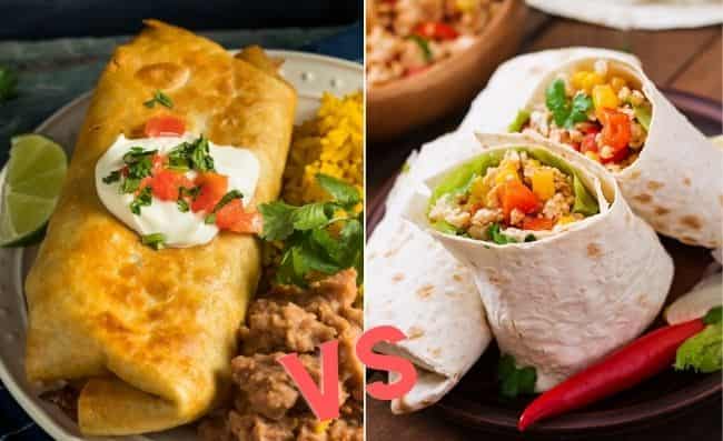 Chimichanga vs Burrito